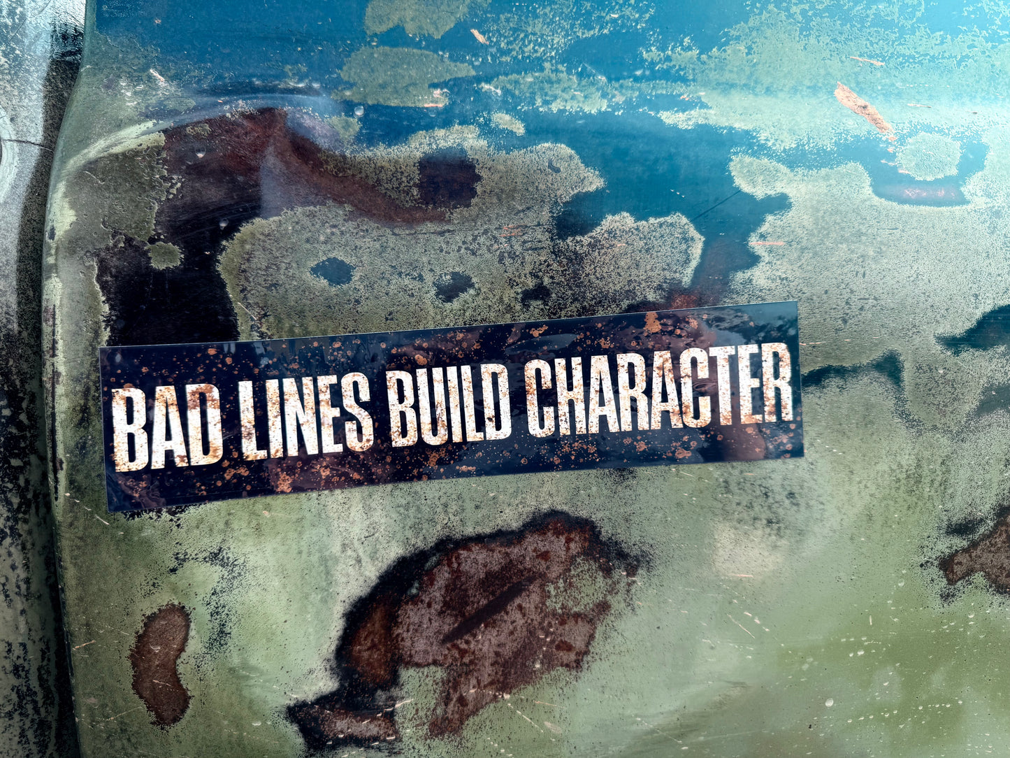 BAD LINES BUILD CHARACTER Sticker
