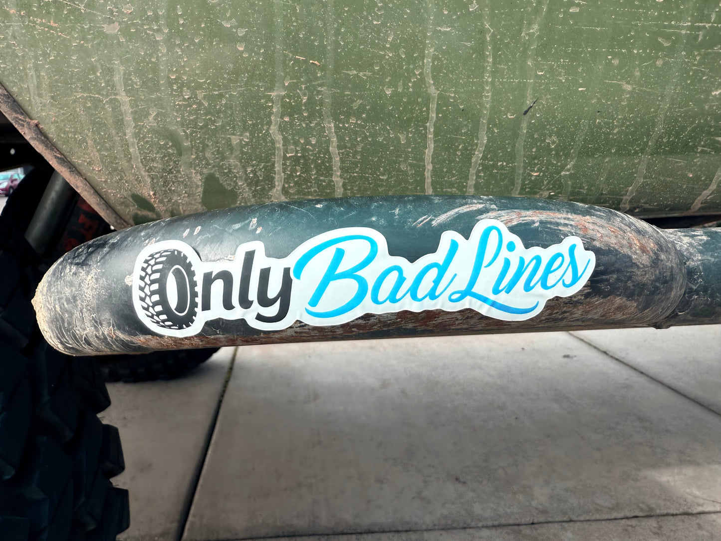 Only Bad Lines Sticker