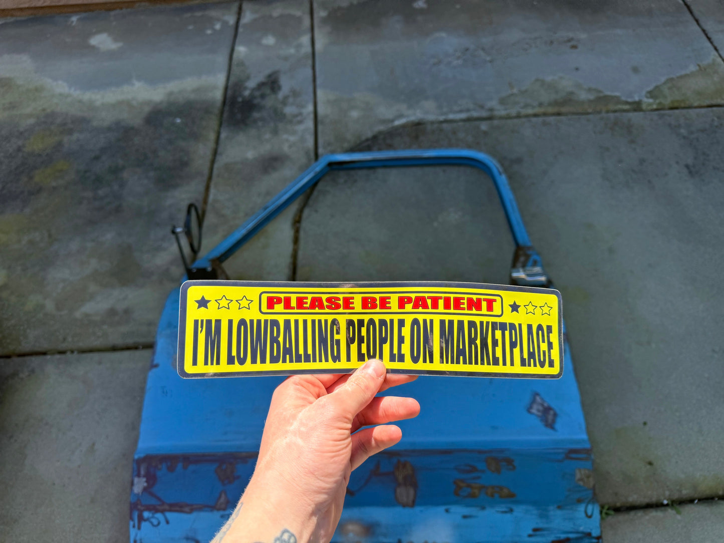 Marketplace Lowballer Sticker