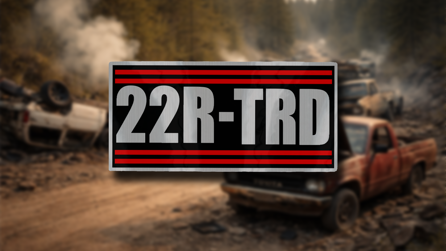 22R-TRD Sticker
