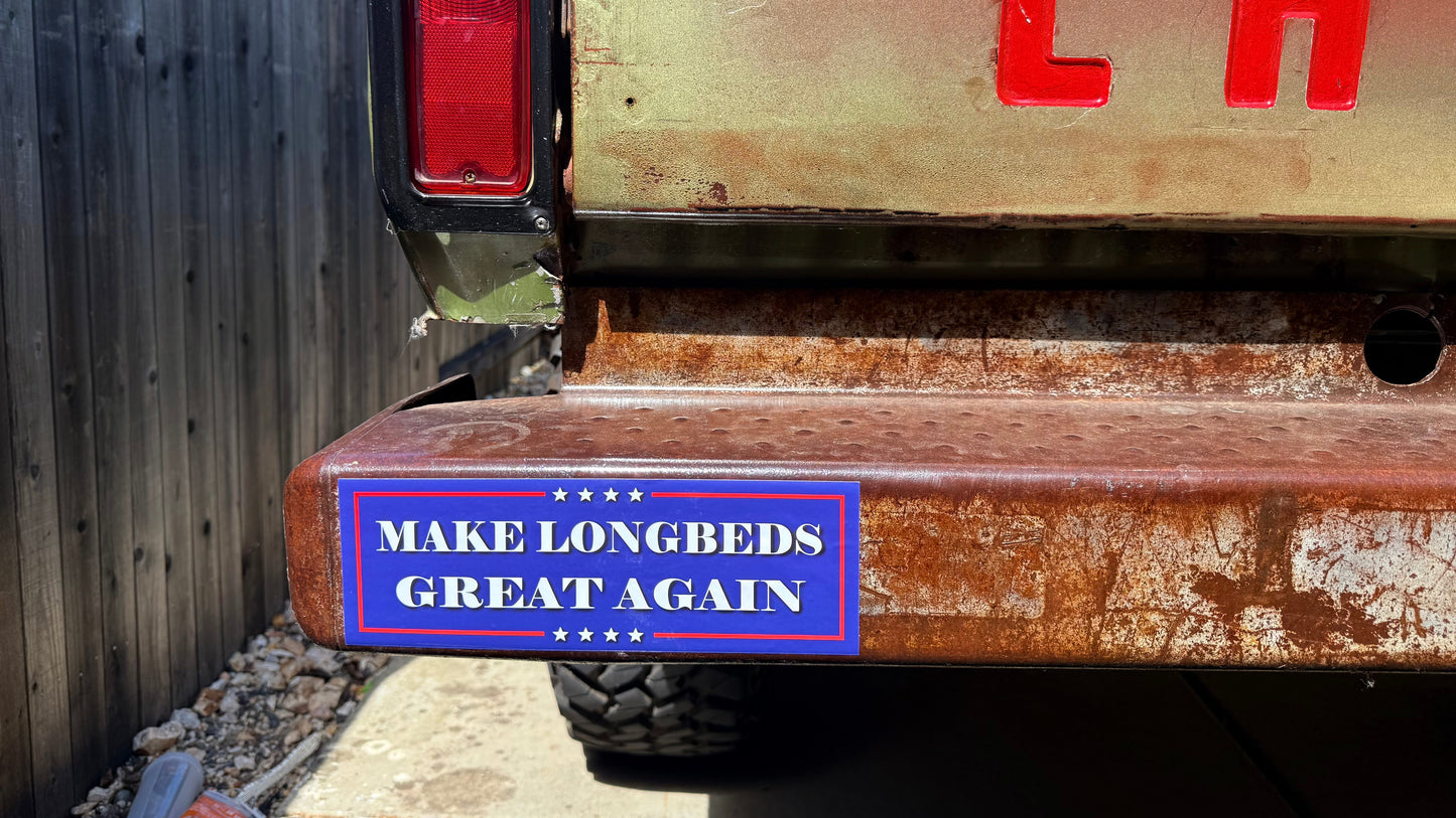 MAKE LONGBEDS GREAT AGAIN Sticker