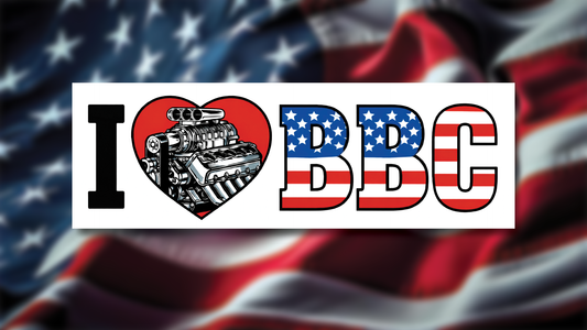 I ❤️ BBC Sticker