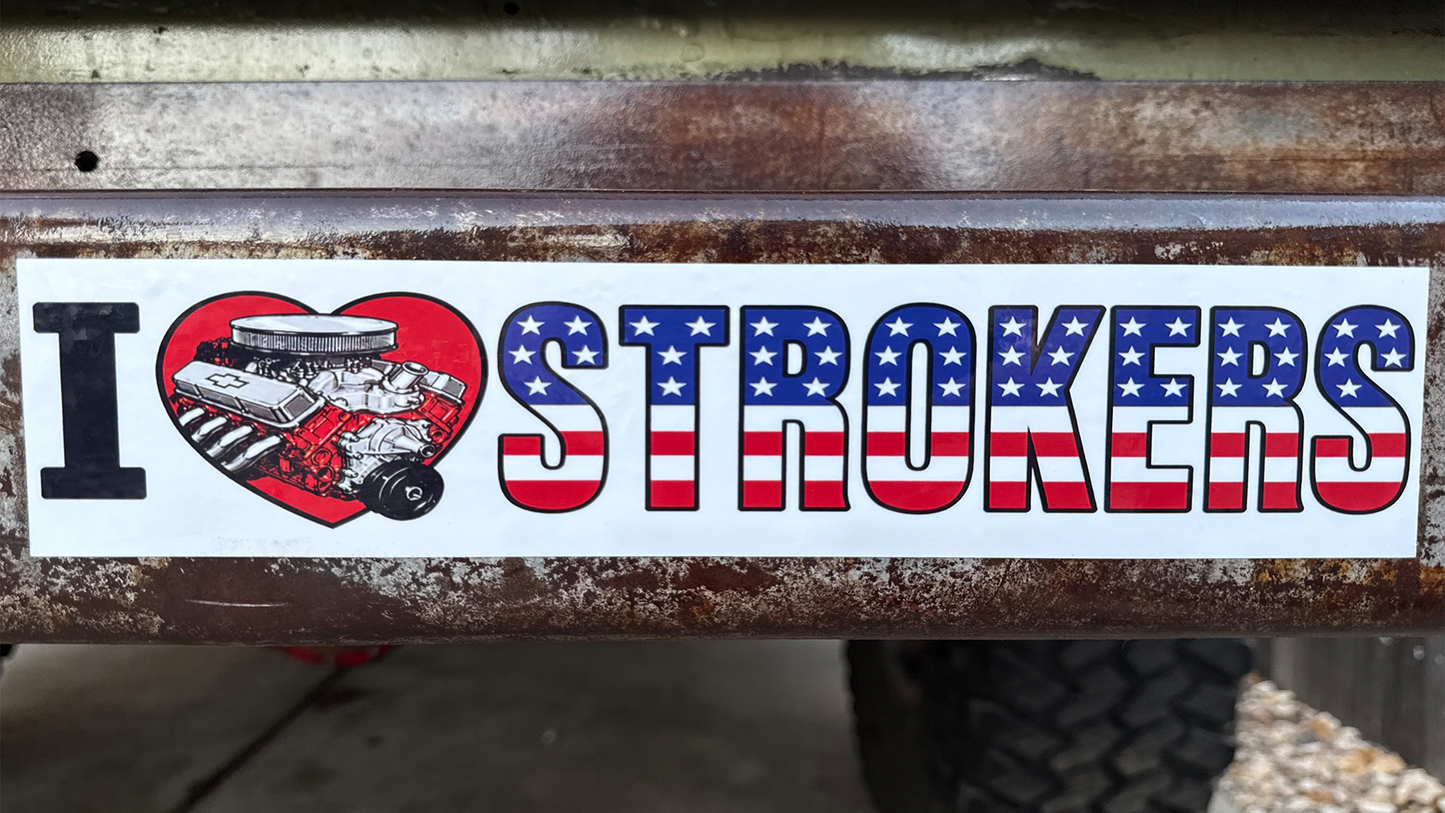 I ❤️ Strokers Sticker