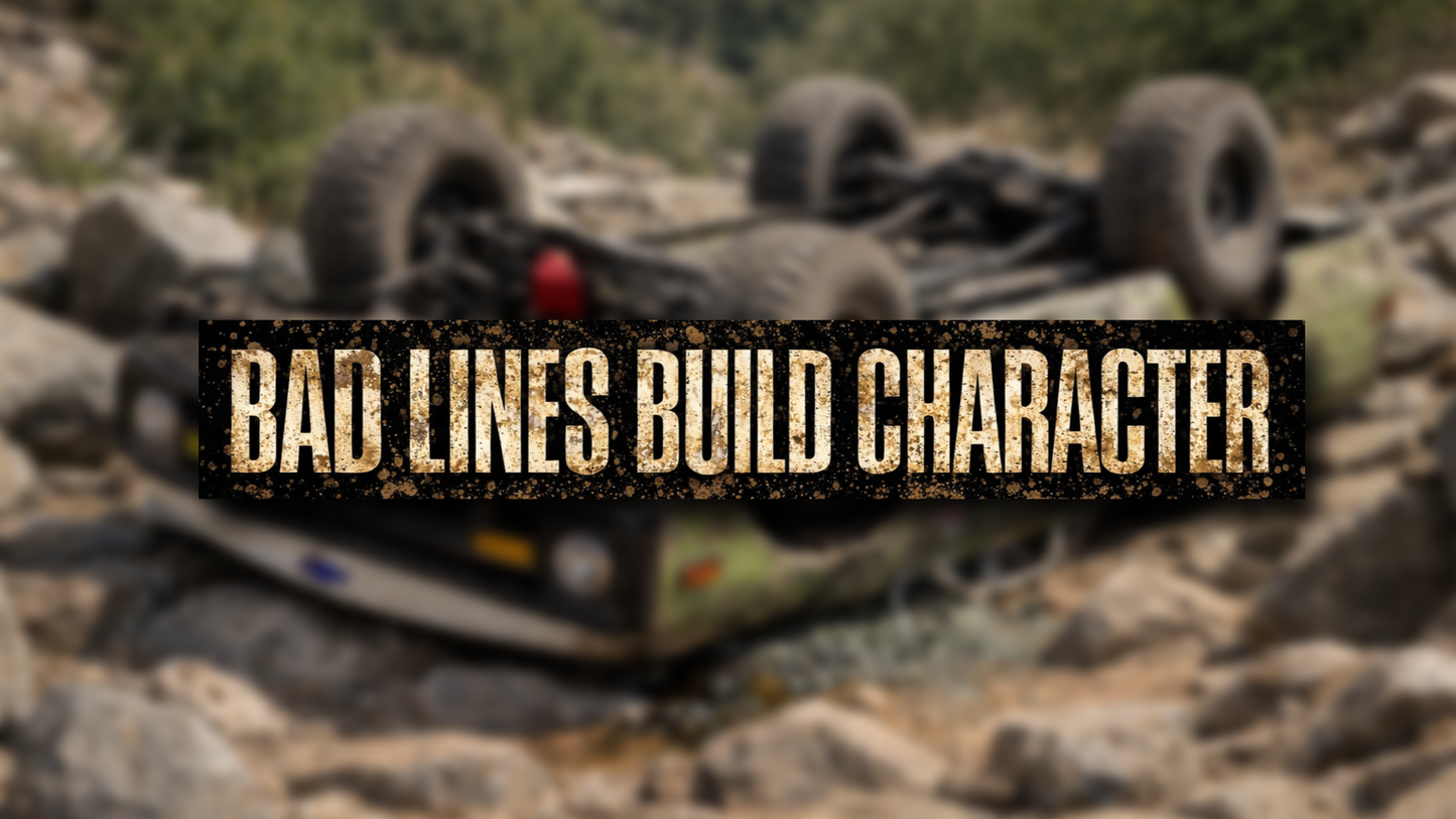 BAD LINES BUILD CHARACTER Sticker