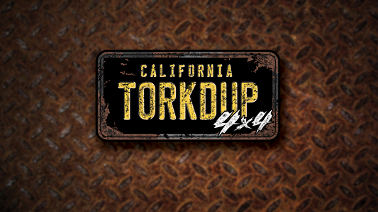 TORKD Up Cali Plate Sticker